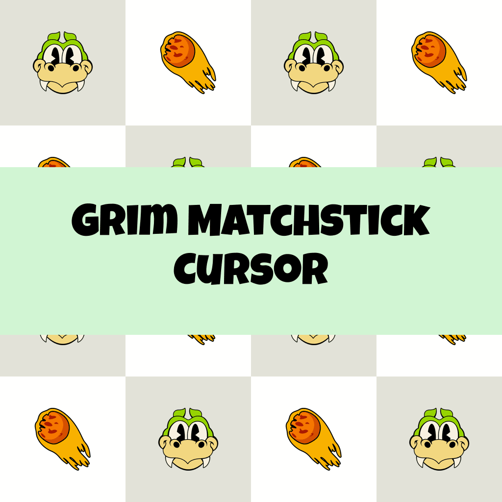 Preview Grim Matchstick cursor custom cursor pack